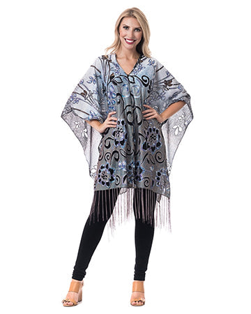 SCROLL FLOWER 7-WAY SCARF 2PC PANT SET
