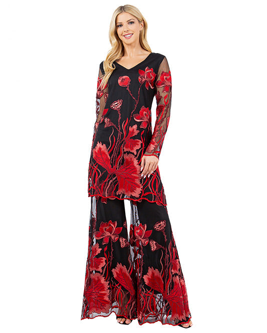 3D FANTASY LONG SLEEVE TUNIC TOP