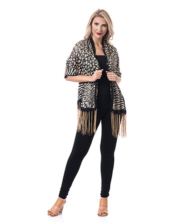 ANIMAL COLLAGE 7-WAY SCARF 2PC PANT SET