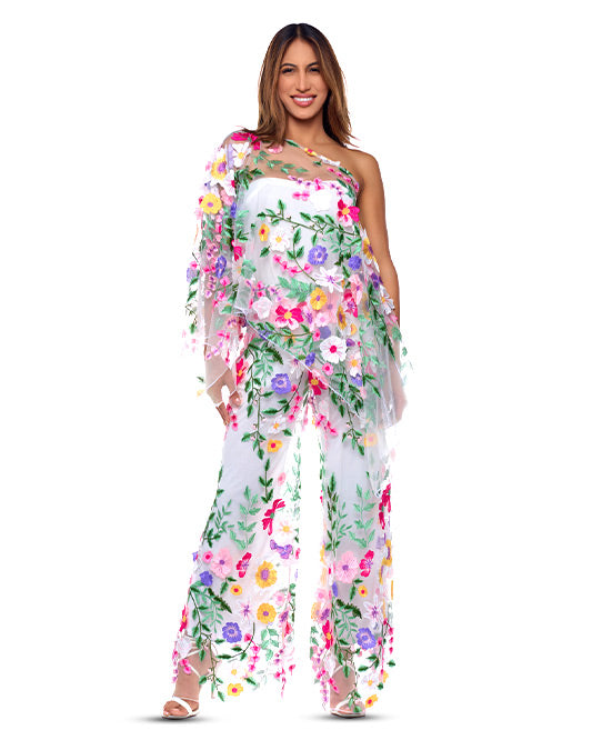 3D FLORAL DIVINE 7WAY SCARF